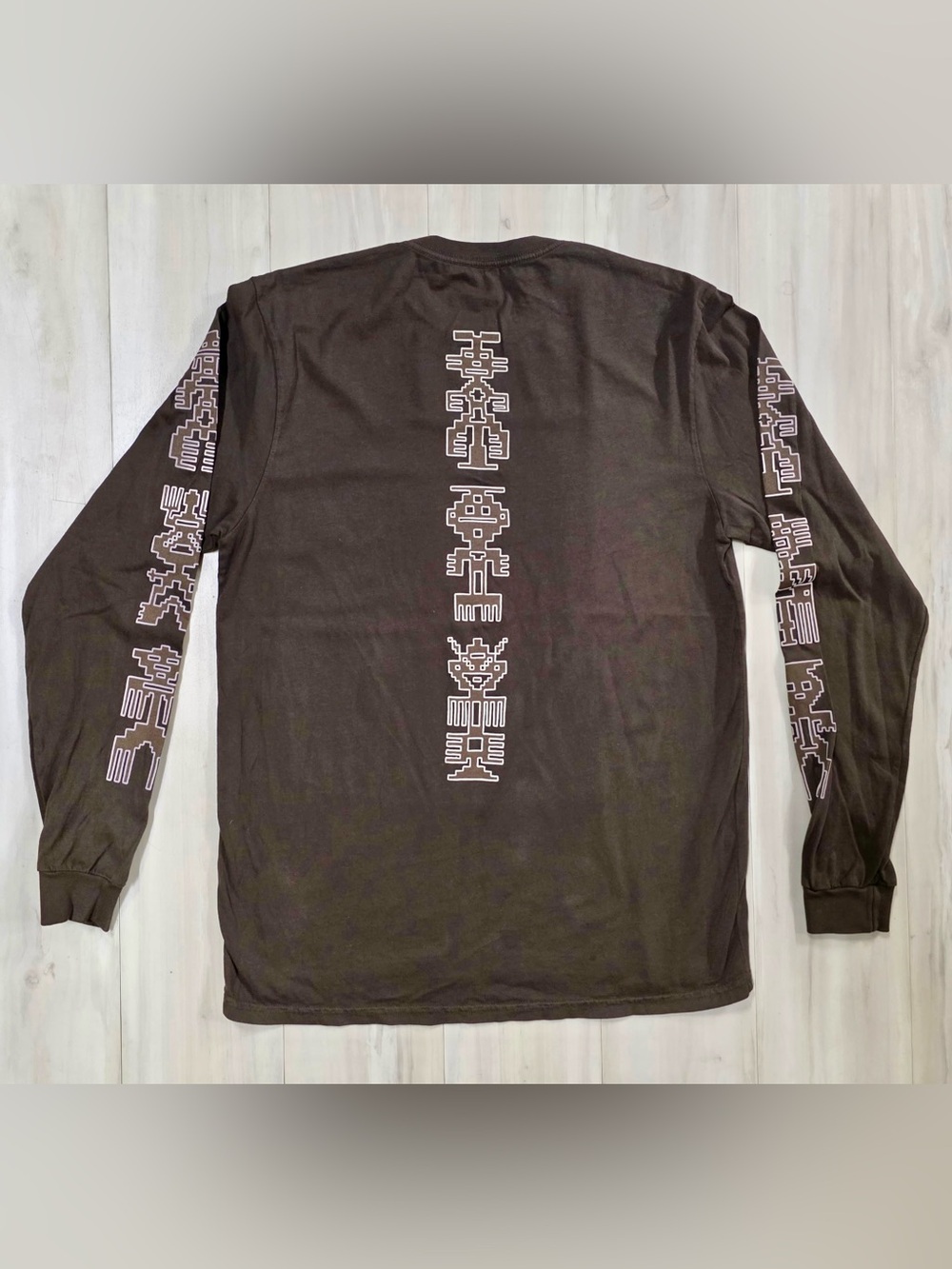 Roark Long Sleeve Graphic Tee - with space invaders-type arcade graphic